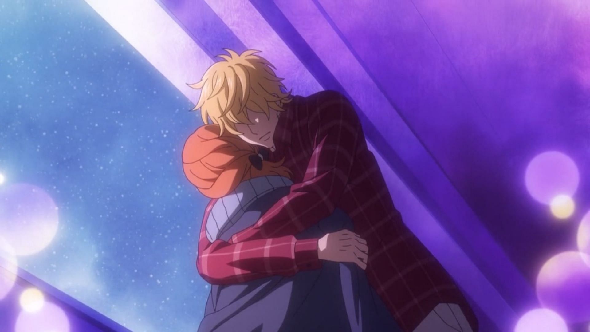 Miura hugs Ayane in season 3 (Image via Production I.G)