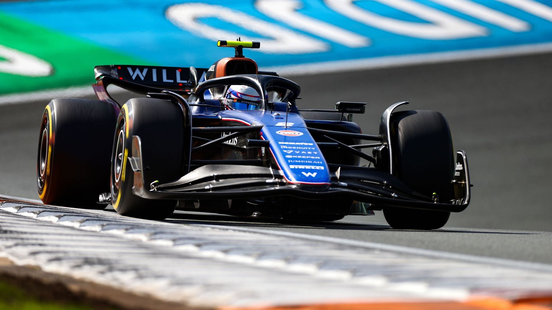 Logan Sargeant of Williams at Circuit Zandvoort (Photo via Getty Images)