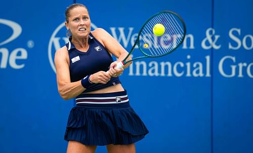 Shelby Rogers at the Cincinnati Open 2024. (Image: Getty)