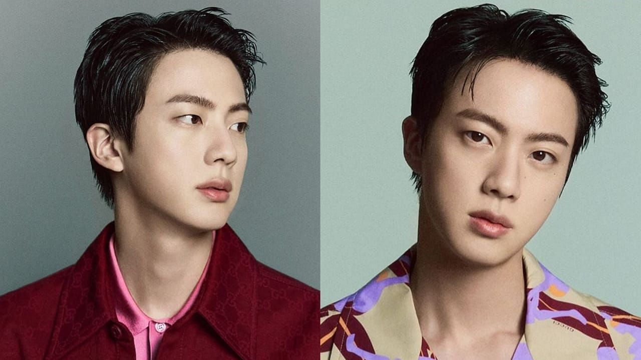 Fans excited as BTS Jin is set to grace the cover of Harper&rsquo;s Bazaar Korea September issue (Image via Gucci/Instagram)