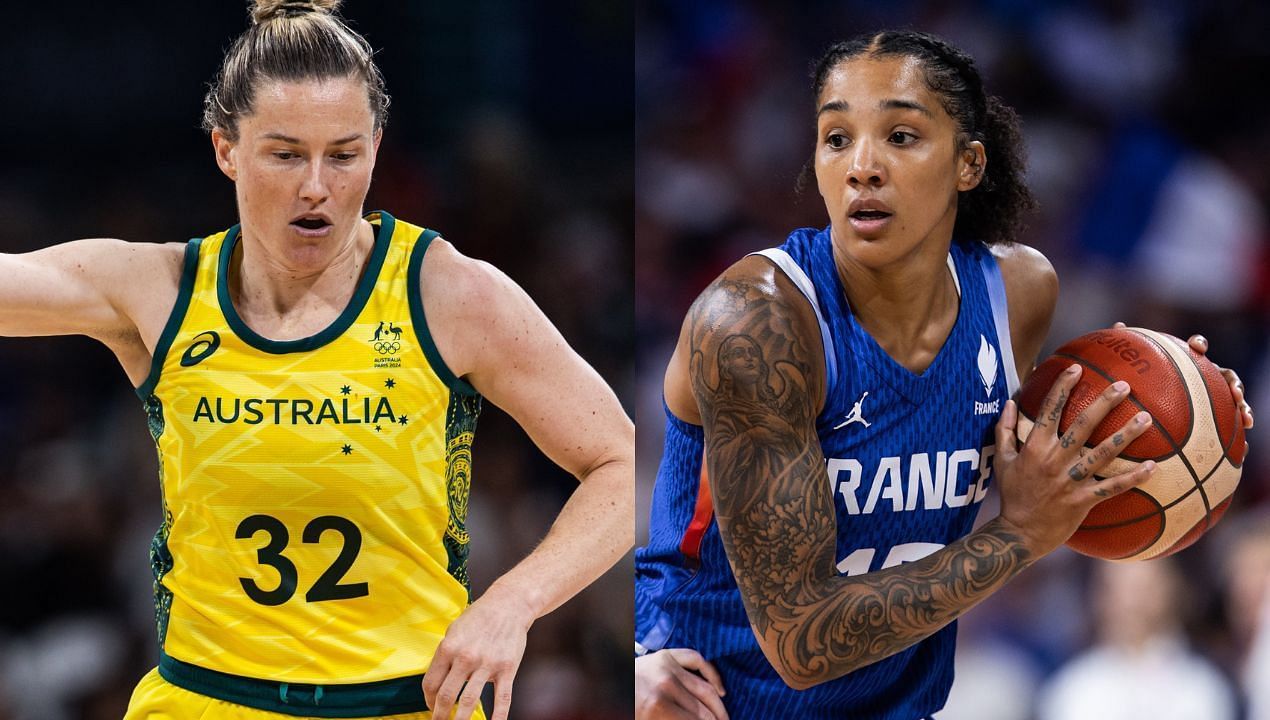 Australia will face France on Sunday. (Credit: Australia Basketball and France Basketball/X)