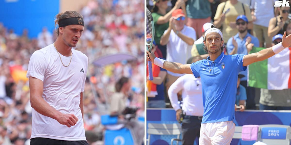 Alexander Zverev (L) and Lorenzo Musetti (R) [Image Source: Getty Images]