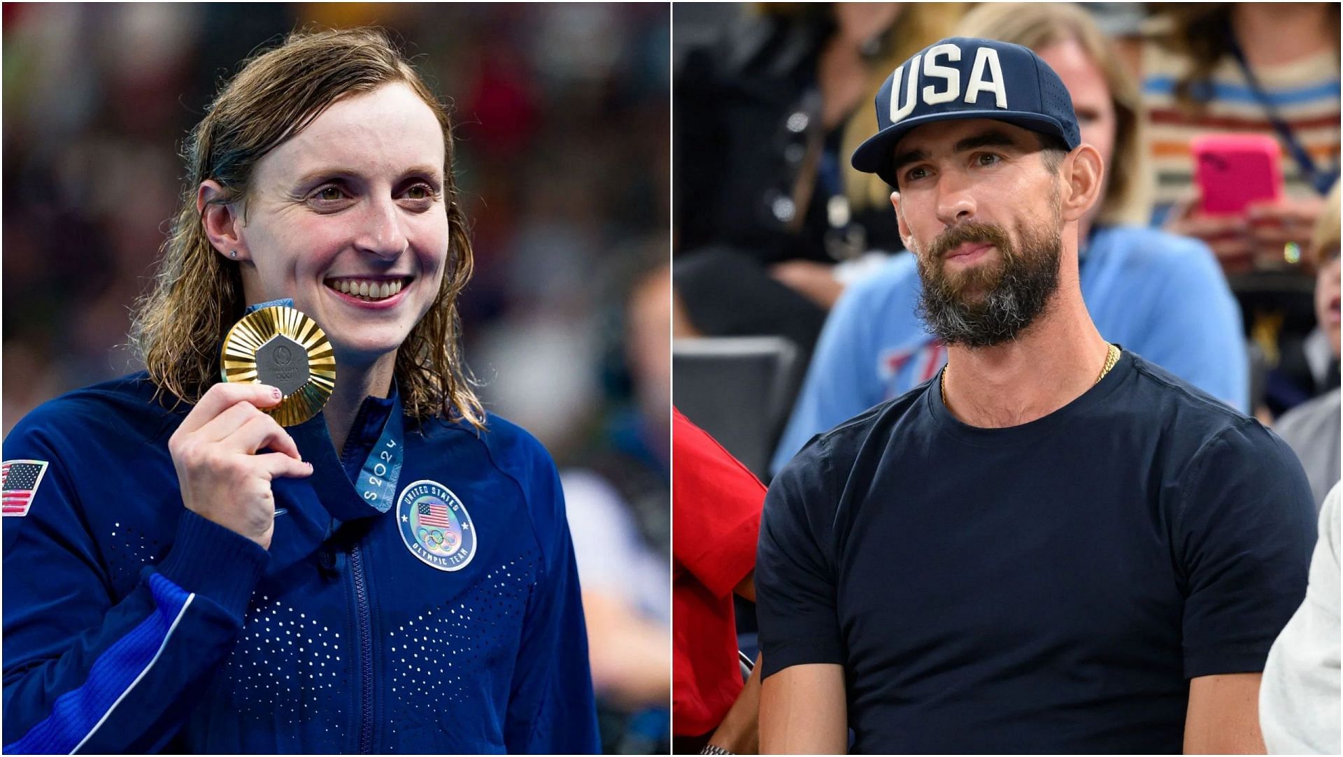 Katie Ledecky reacts to Michael Phelps claiming other countries are