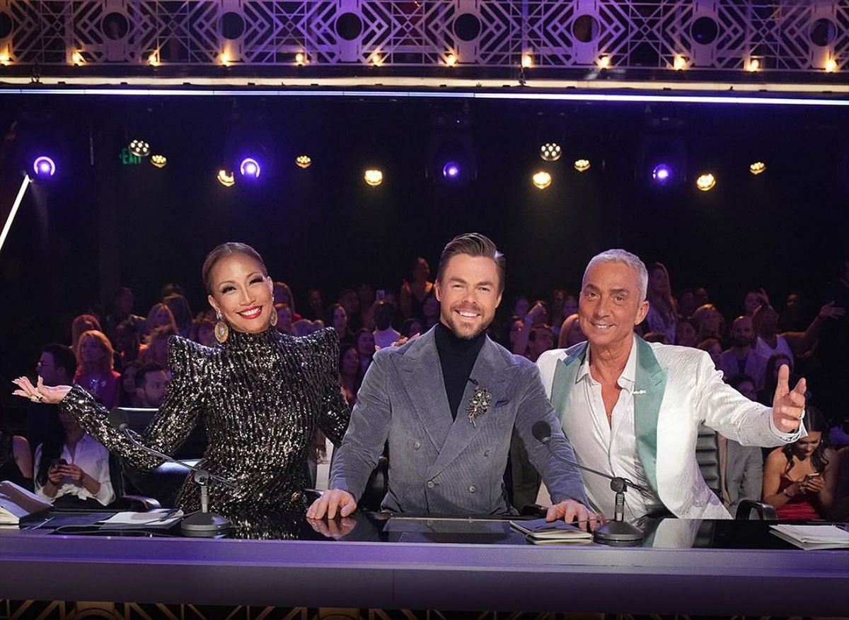 Carrie Ann Inaba, Bruno Tonioli and Derek Hough ( Image via Instagram/ @dancingwiththestars)