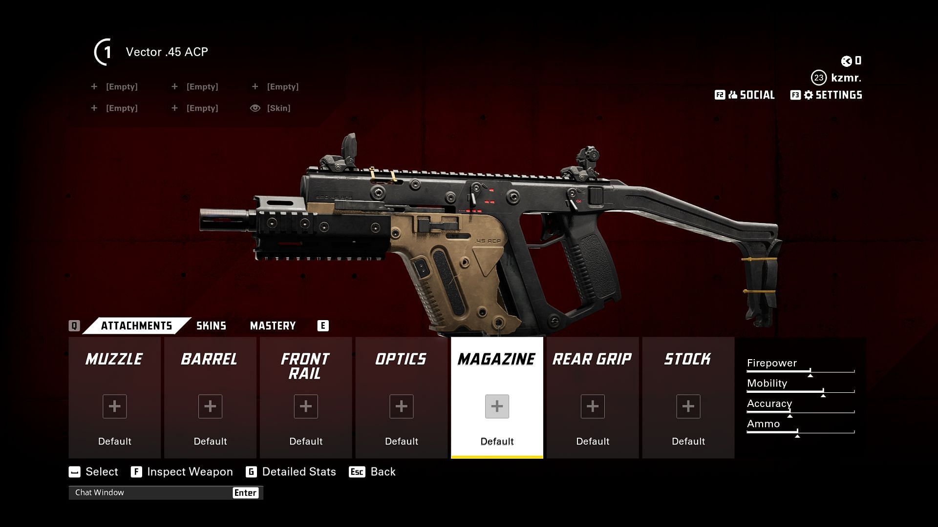 Vector.45 loadout (Image via Ubisoft)