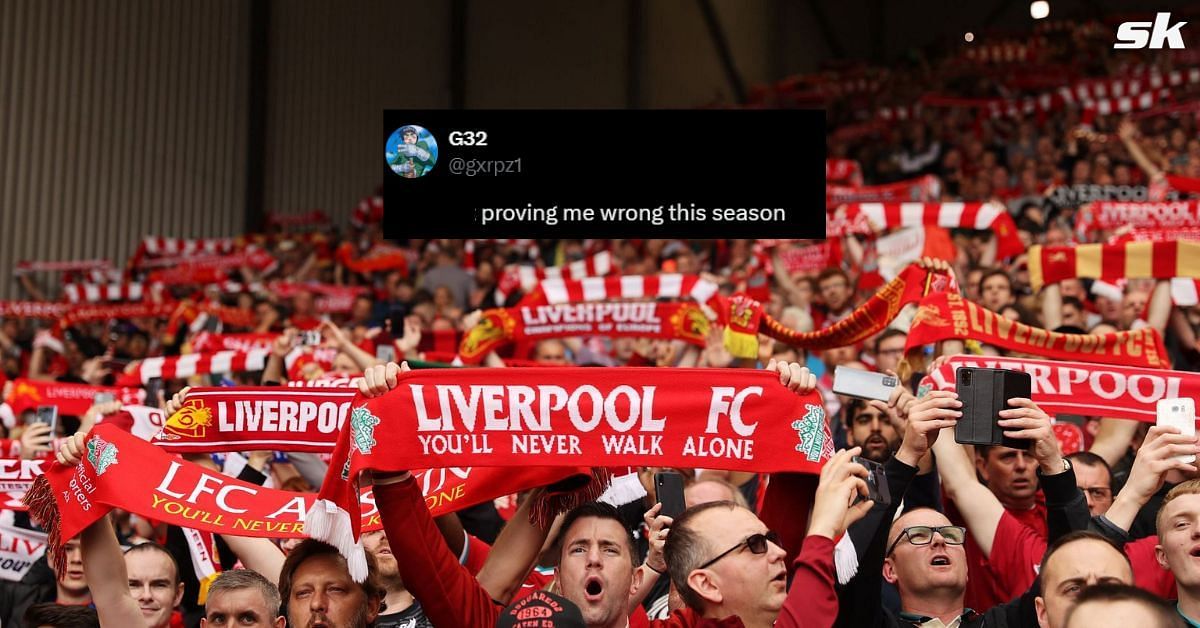 Liverpool fans praised Luis Diaz on X