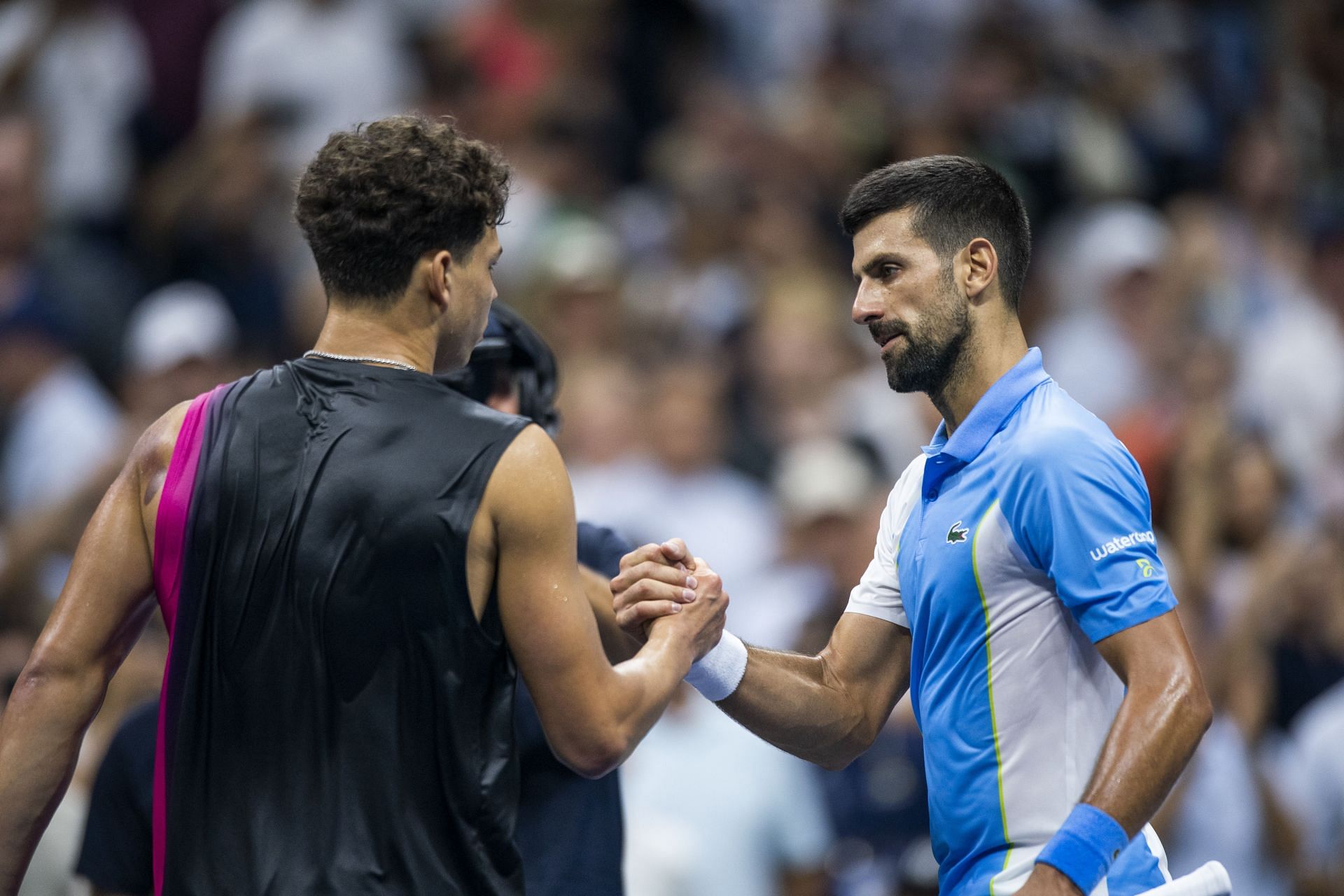 Novak Djokovic defeated Ben Shelton in the 2023 US Open SF (Source: Getty)