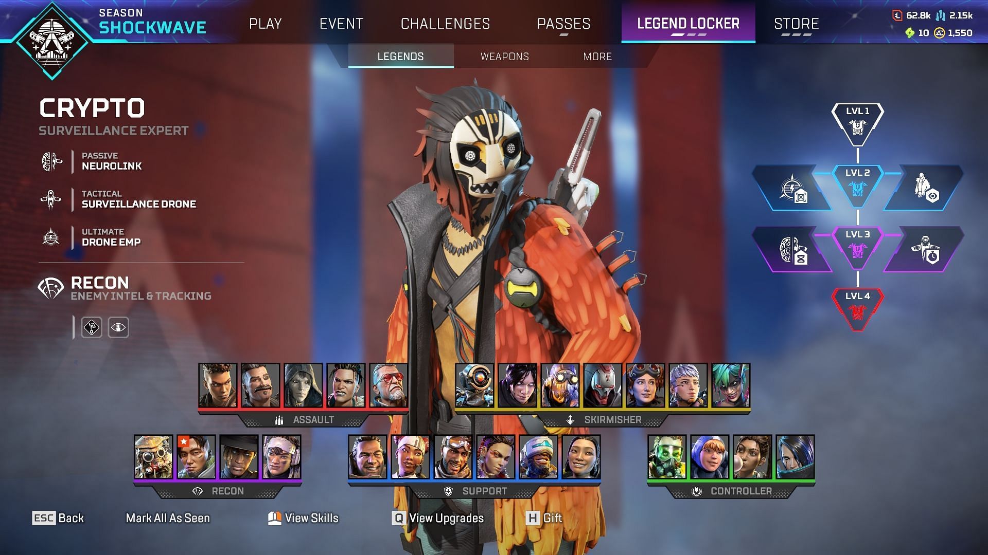 Crypto in Apex Legends (Image via Electronic Arts)