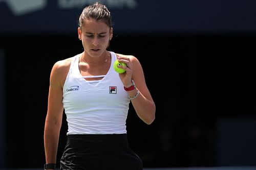 Emma Navarro in action at the National Bank Open (Picture: Getty)