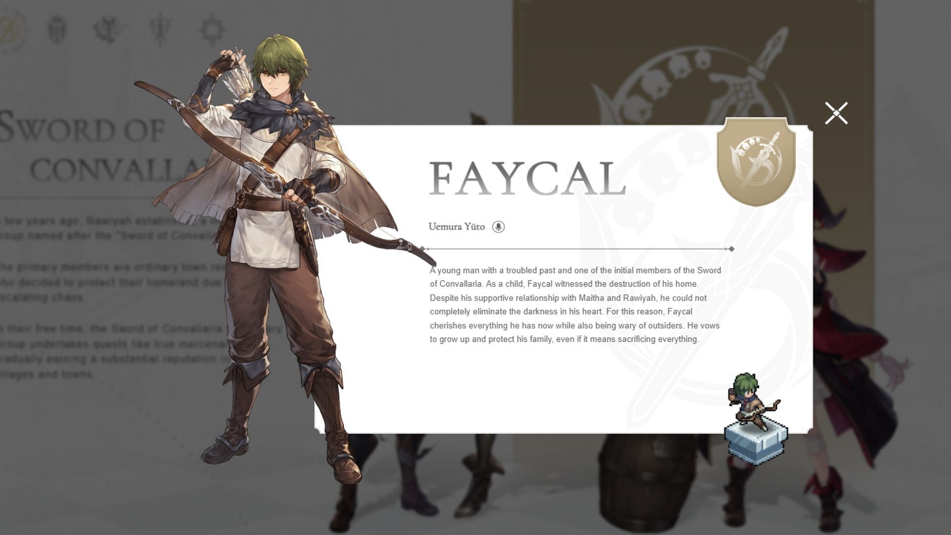 Faycal in Sword of Convallaria (Image via XD Entertainment)