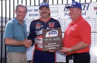 Ned and Dale Jarrett, 1996 (Photo via Getty Images)