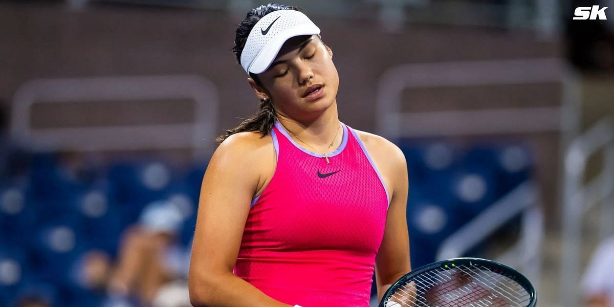 Emma Raducanu loses to Sofia Kenin. (Image: Getty)