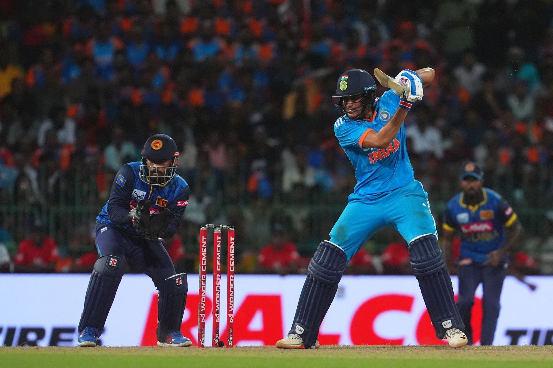 Shubhman Gill in action against Sri Lanka in the 2nd ODI (file image via Getty)