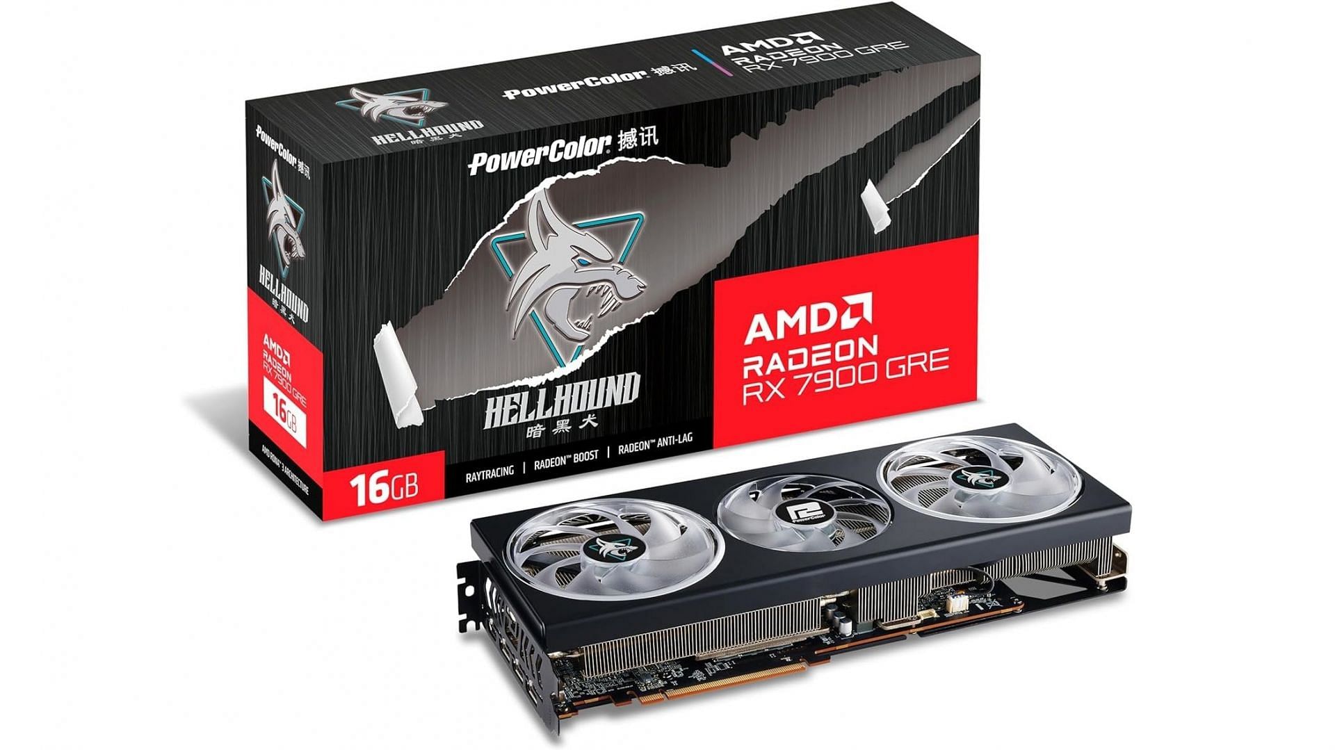 PowerColor Hellhound AMD Radeon RX 7900 GRE (Image via PowerColor)