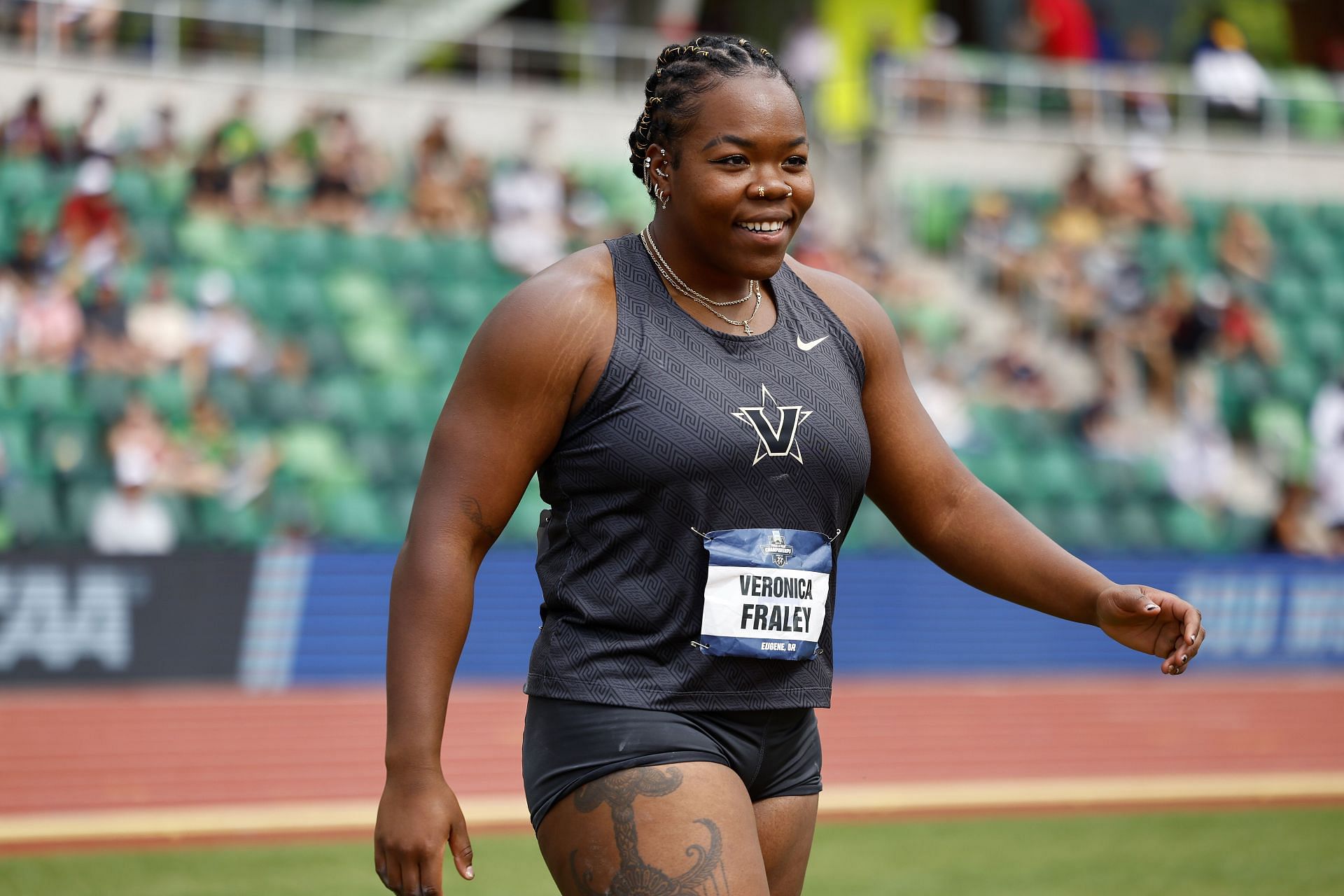 Veronica Fraley at the 2024 Division I Men&#039;s and Women&#039;s Outdoor Track and Field Championship - Getty Images