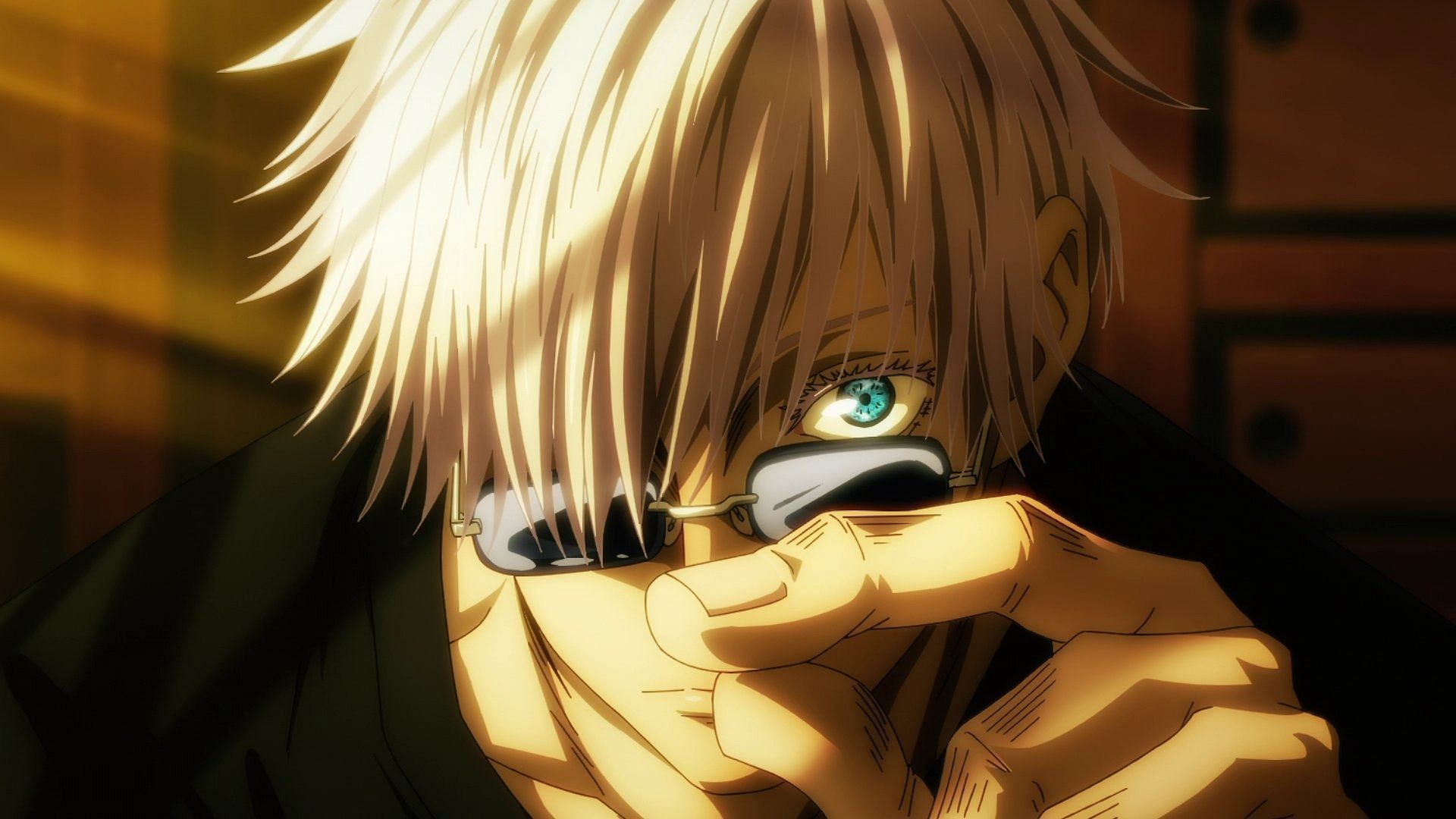 Satoru Gojo as seen in the Jujutsu Kaisen anime (Image via MAPPA)