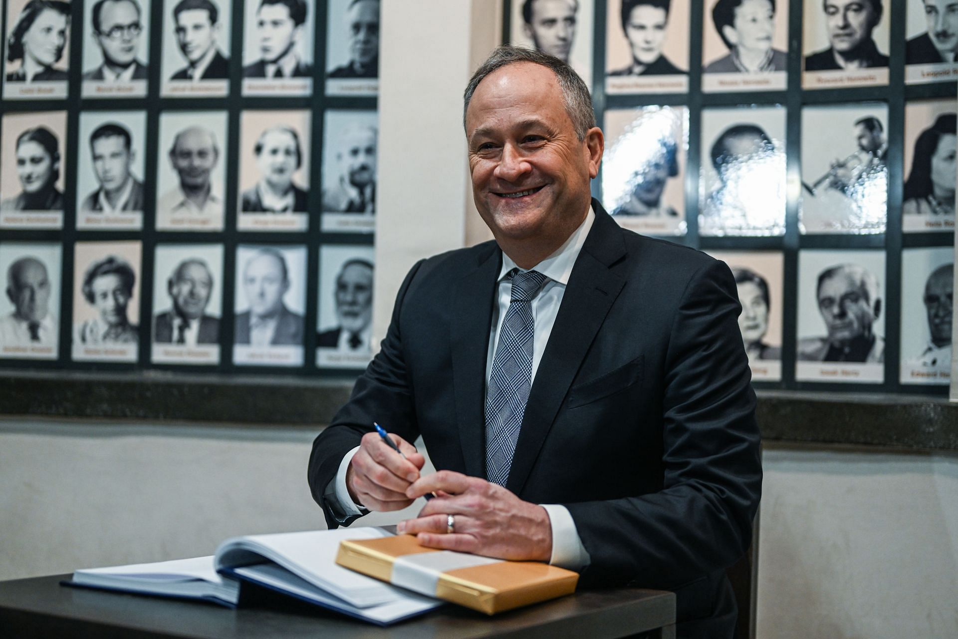 U.S. Second Gentleman Doug Emhoff In Krakow As Part Of Holocaust Commemoration Visit - Source: Getty