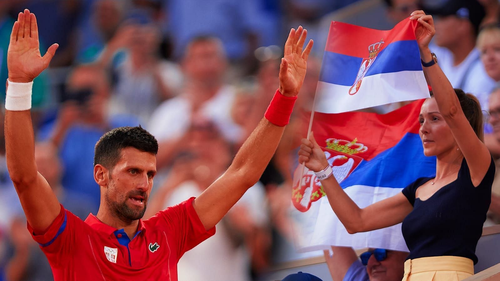 Jelena reacted to Djokovic&#039;s semi-final victory (Image Source: Getty)