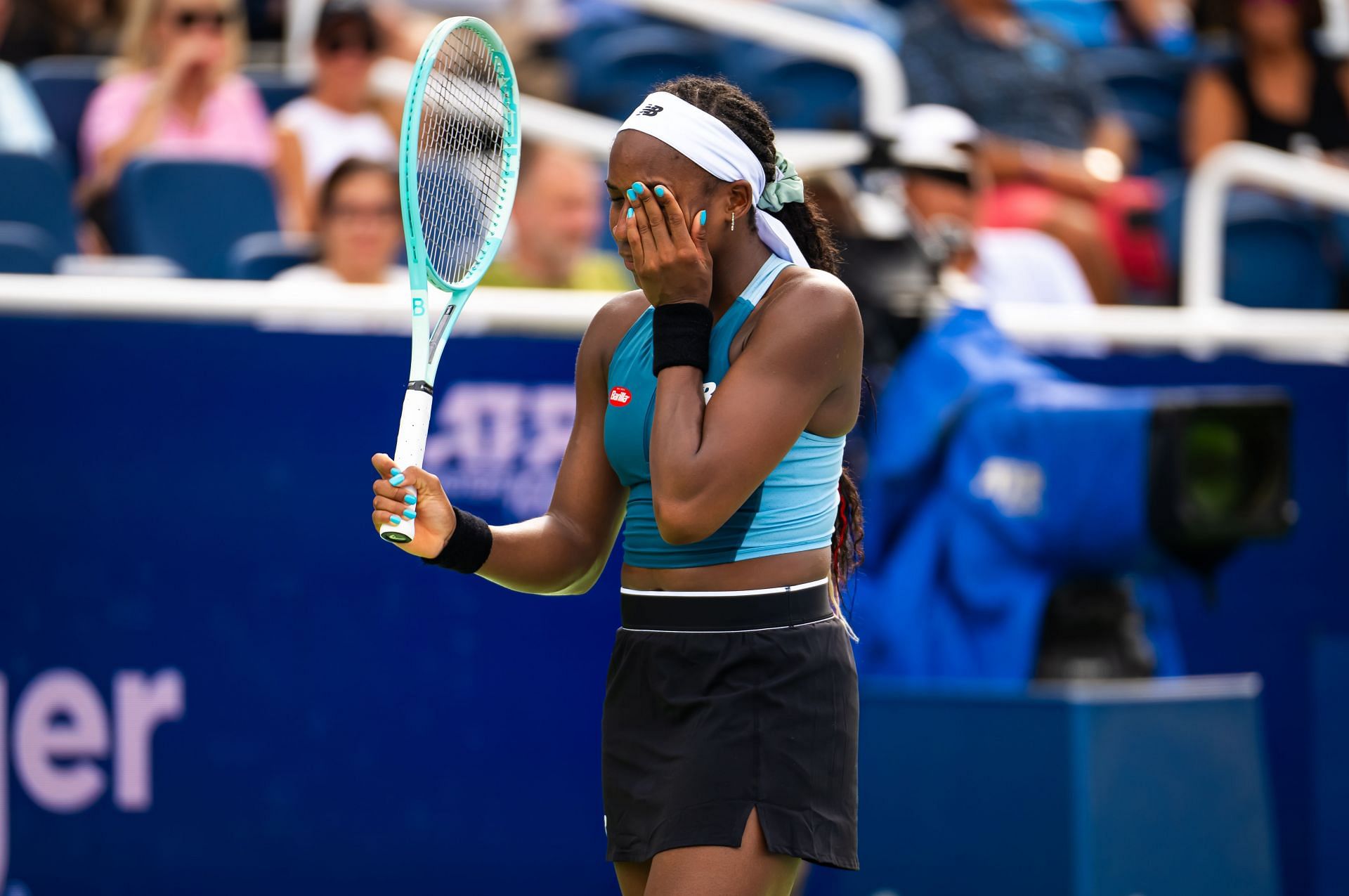 Coco Gauff photographed at the Cincinnati Open (Picture: Getty)