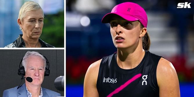 5 times Iga Swiatek was targeted by tennis legends ft. Martina Navratilova, John McEnroe