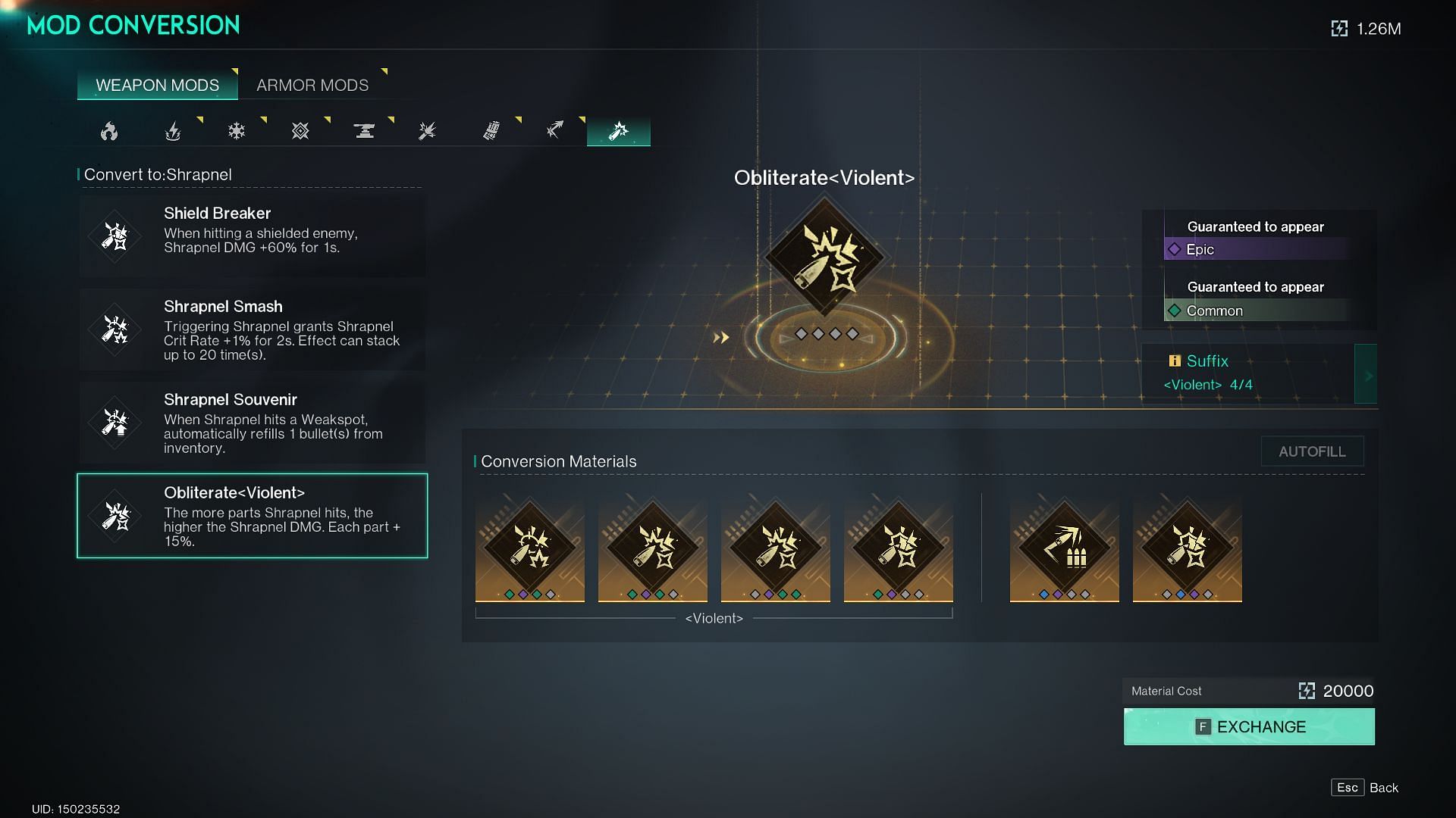 You can craft your desired Legendary mod in Once Human (Image via Starry Studio)