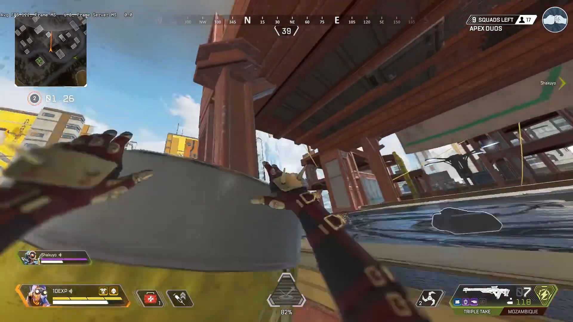 Climbing in Apex Legends (Image via Respawn Entertainment)