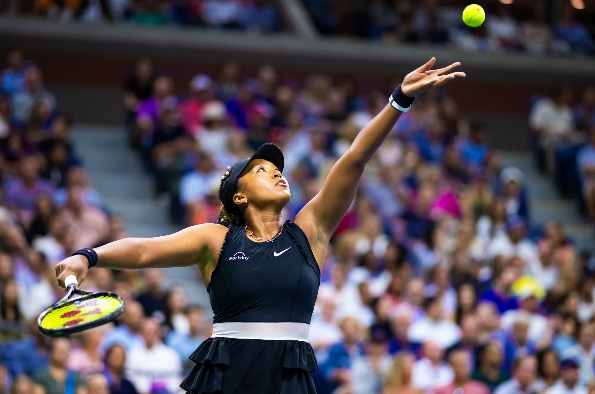 Naomi Osaka at the US Open 2024. (Photo: Getty)