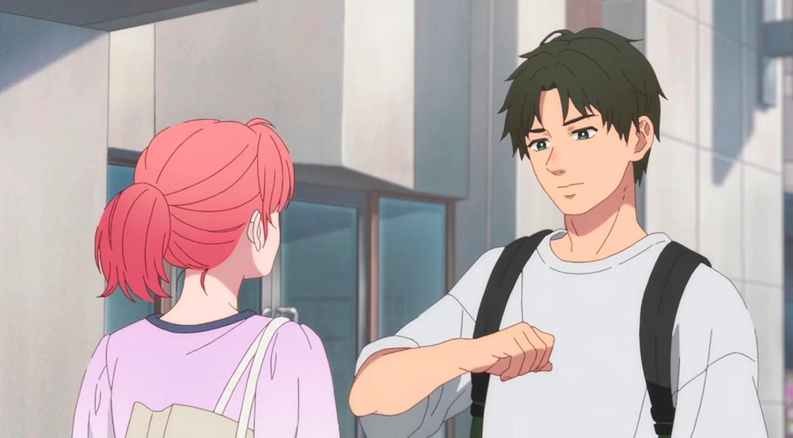 Yuki and Oshi (one of the friendzoned anime characters) (Image via Ajiodo Animation Work)