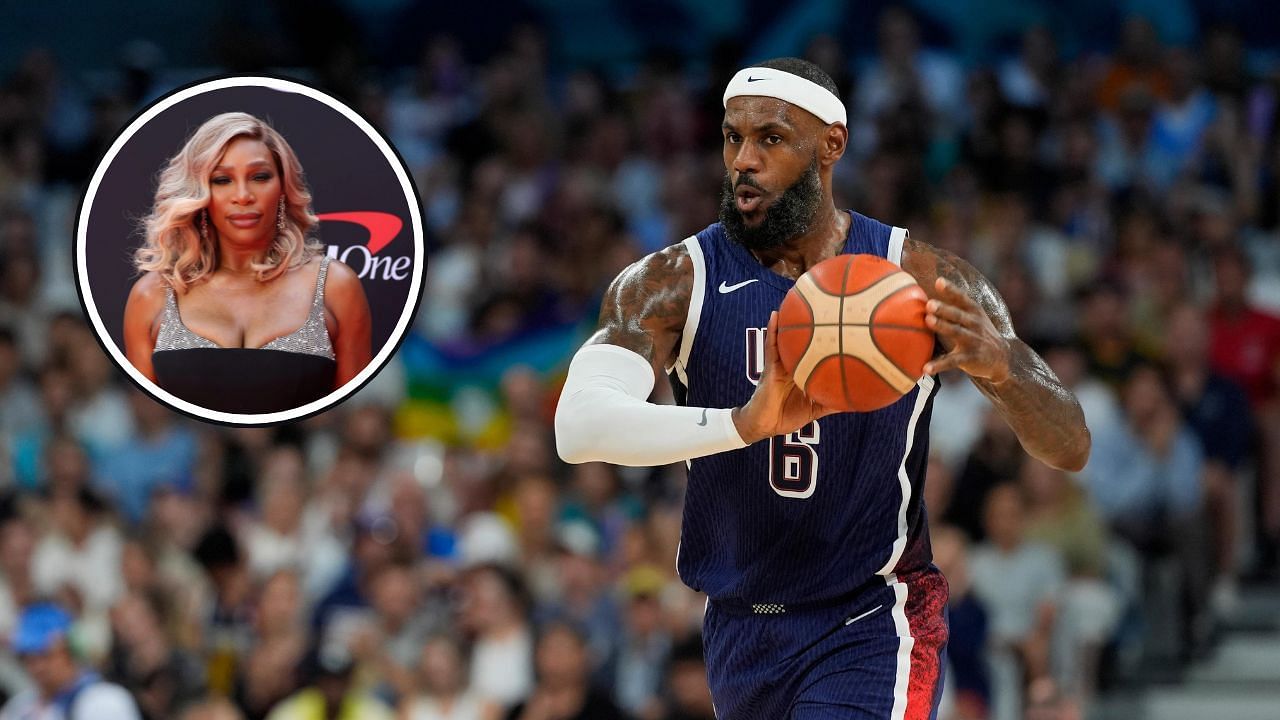 Serena Williams highlights LeBron James on social media. (Photos: IMAGN)