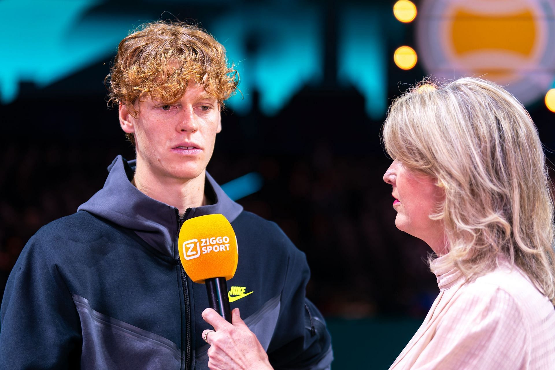 Jannik Sinner at the ABN AMRO Open (Source: Getty Images)