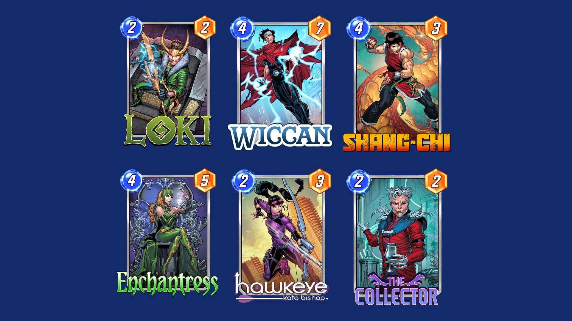 The Wiccan deck with Loki in Marvel Snap (Image via Nuverse)