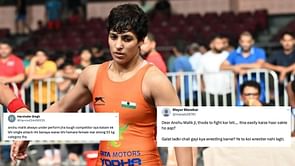 "Itna easily kaise haar sakte ho aap?"- Fans express disappointment after Anshu Malik loses Round of 16 bout to Helen Maroulis at Paris Olympics 2024