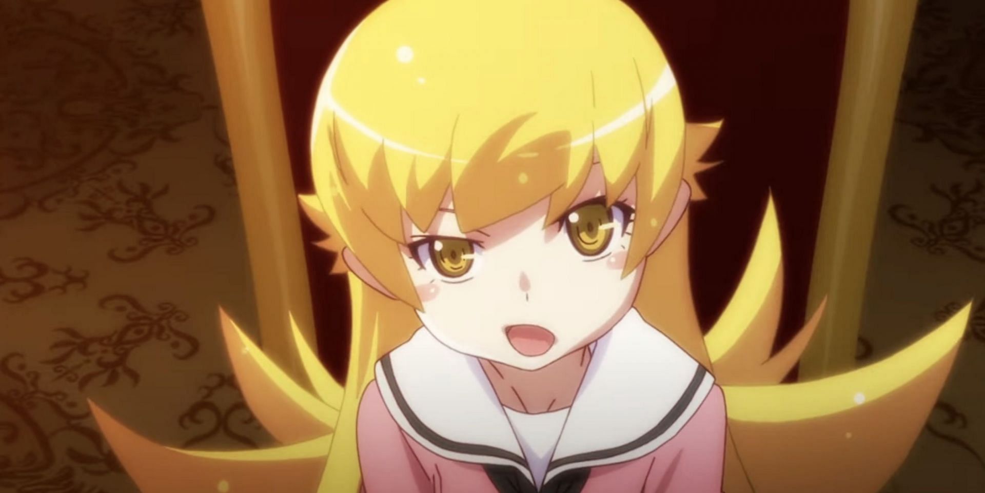 Shinobu Oshino as seen in anime (Image via Shaft)