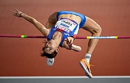 Who is high jumper prodigy Angelina Topic? Everything you need to know about multiple-time Olympians' daughter who reached the final at Paris Olympics