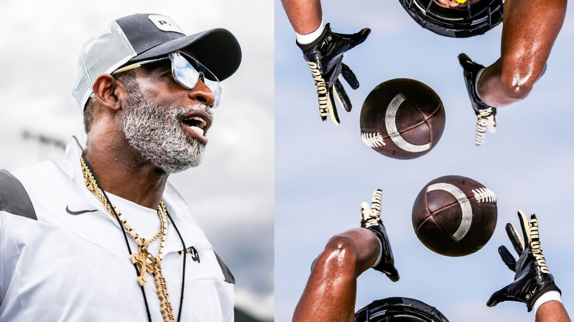 Colorado Buffaloes coach Deion Sanders and his team (Colorado