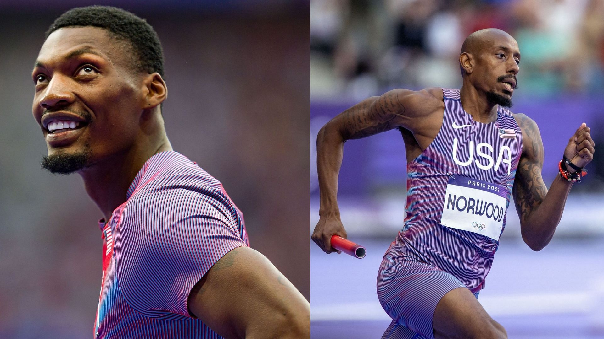 Fred Kerley and Vernon Norwood (Images: All via Getty)