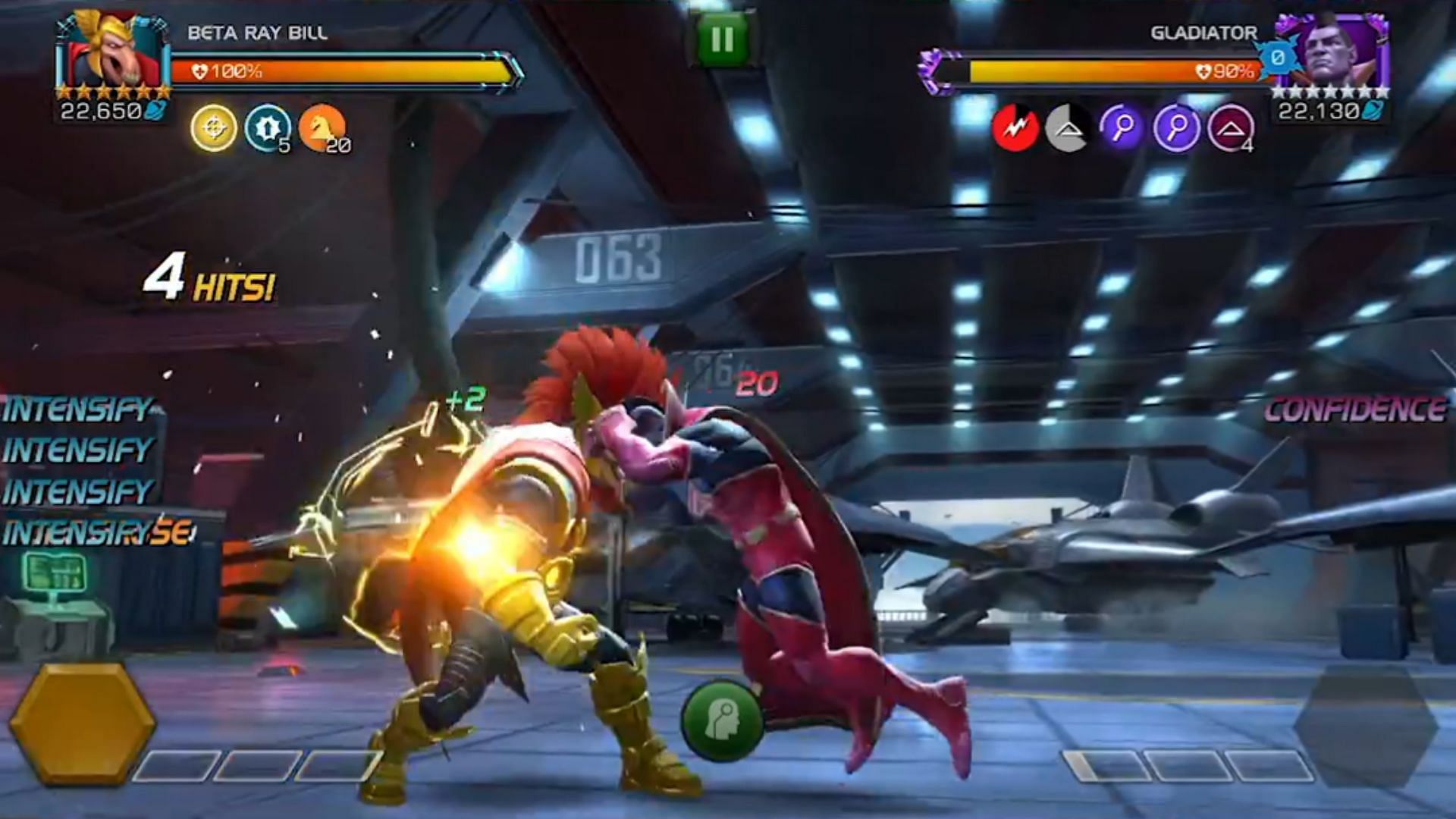 Beta Ray Bill in action (Image via Marvel Contest of Champions/X)