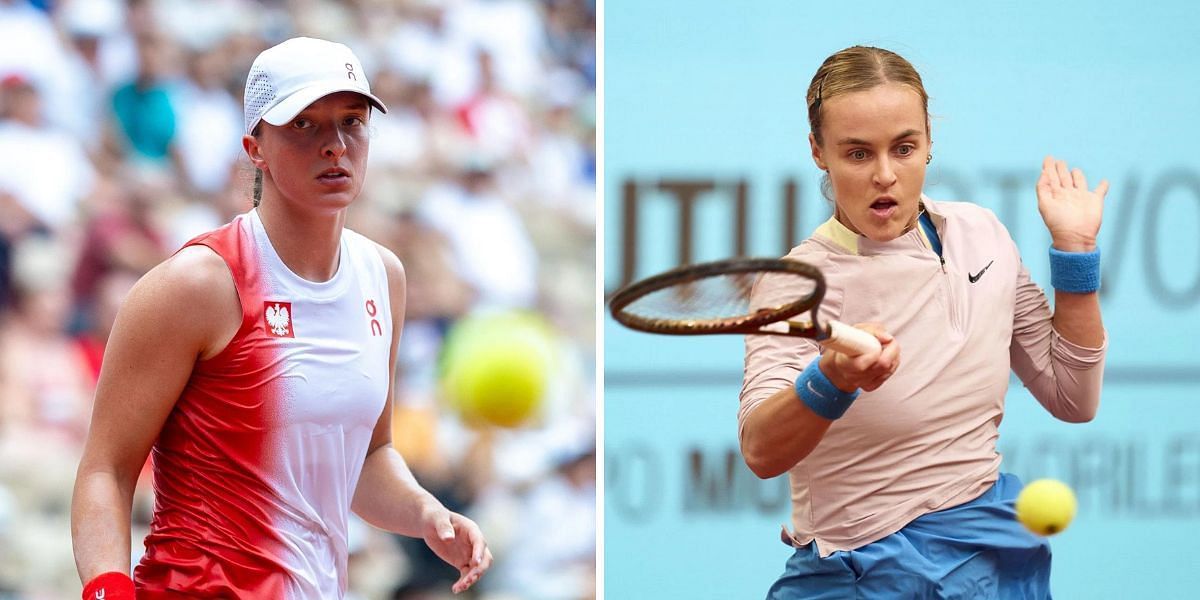 Iga Swiatek and Anna Karolina Schmiedlova face off for the bronze medal at Paris Olympics (Images: GETTY)