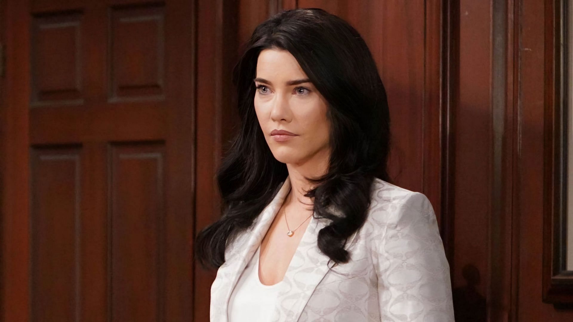 Steffy Forrester in a still from The Bold and the Beautiful (via @boldandbeautifulcbs/Instagram)