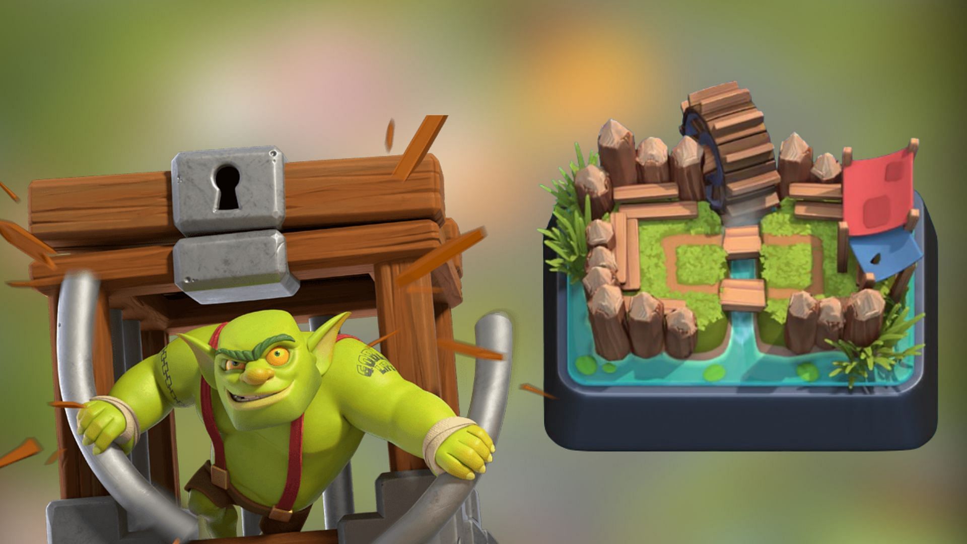 Goblin Cage can distract Giant allowing other troops to take it down (Image via SuperCell)