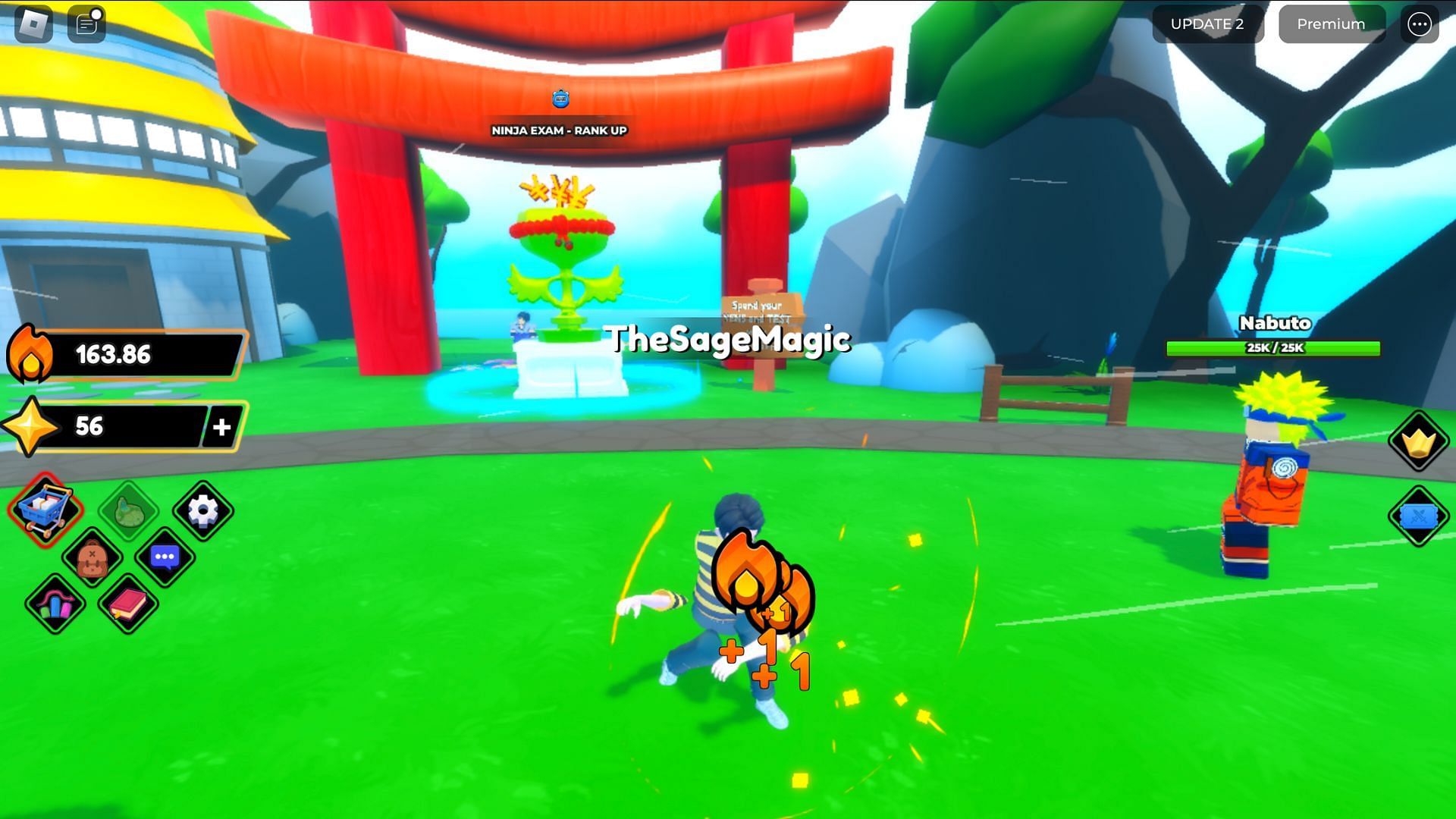 Start defeating enemies quickly (Image via Roblox)