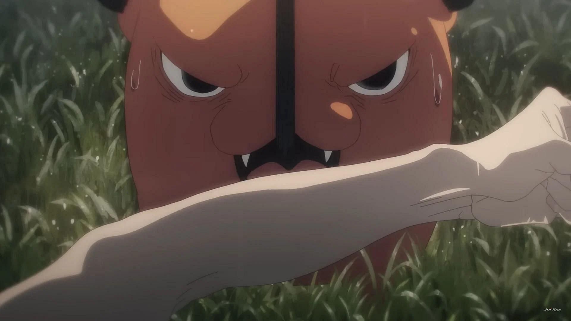 Pochita as shown in the anime (Image via MAPPA)