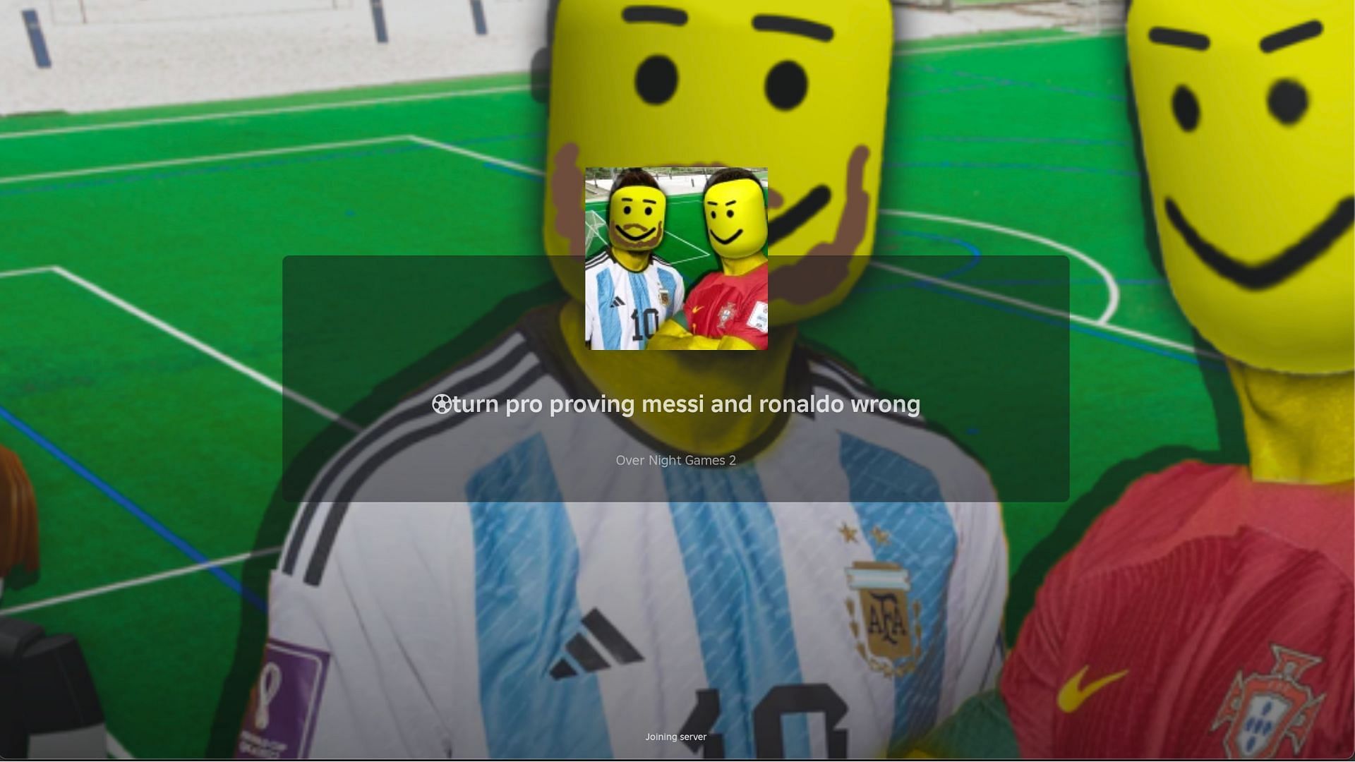 Become a soccer pro! (Image via Roblox)