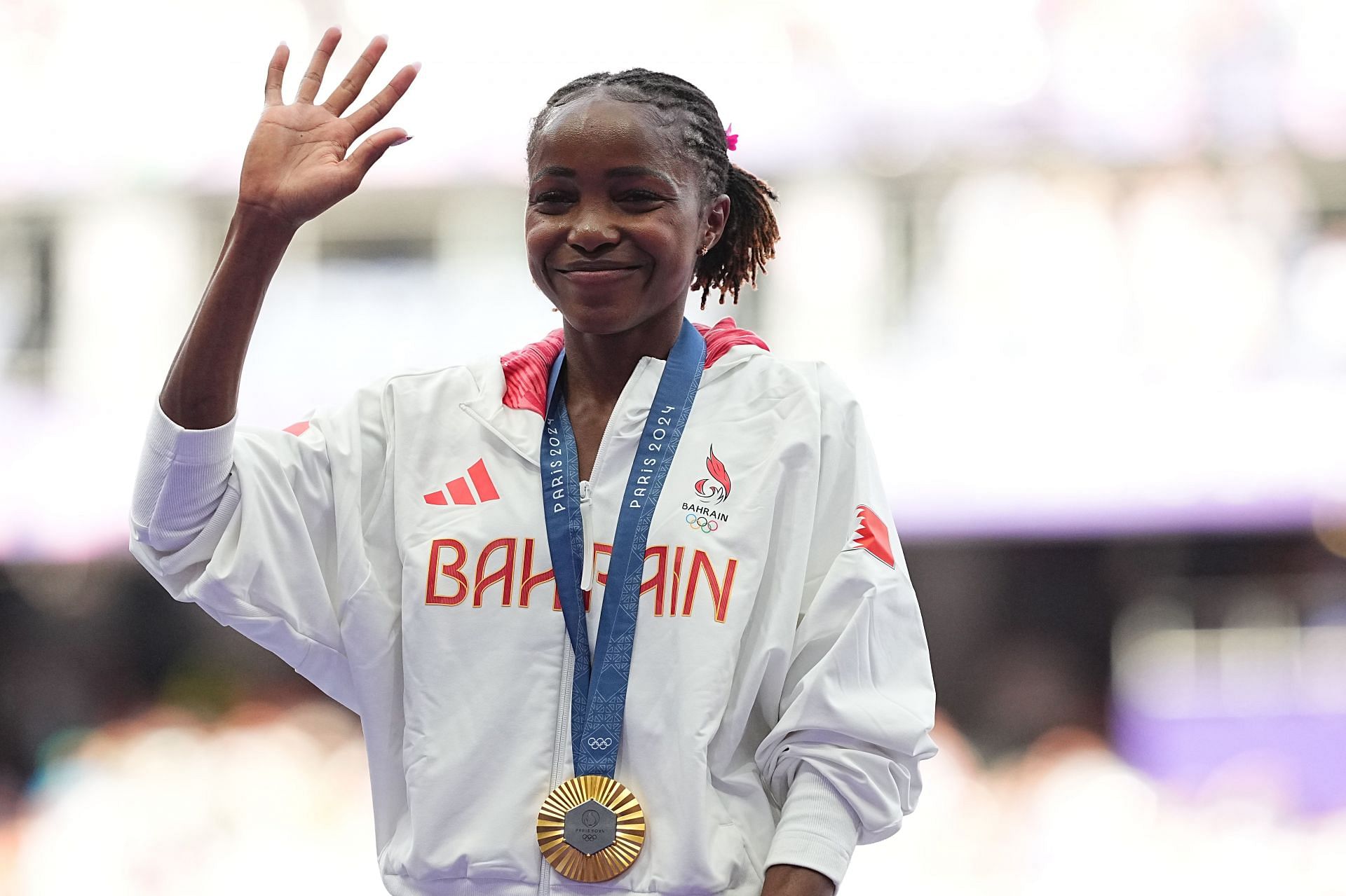 Winfred Yavi at the 2024 Paris Olympics - Getty Images