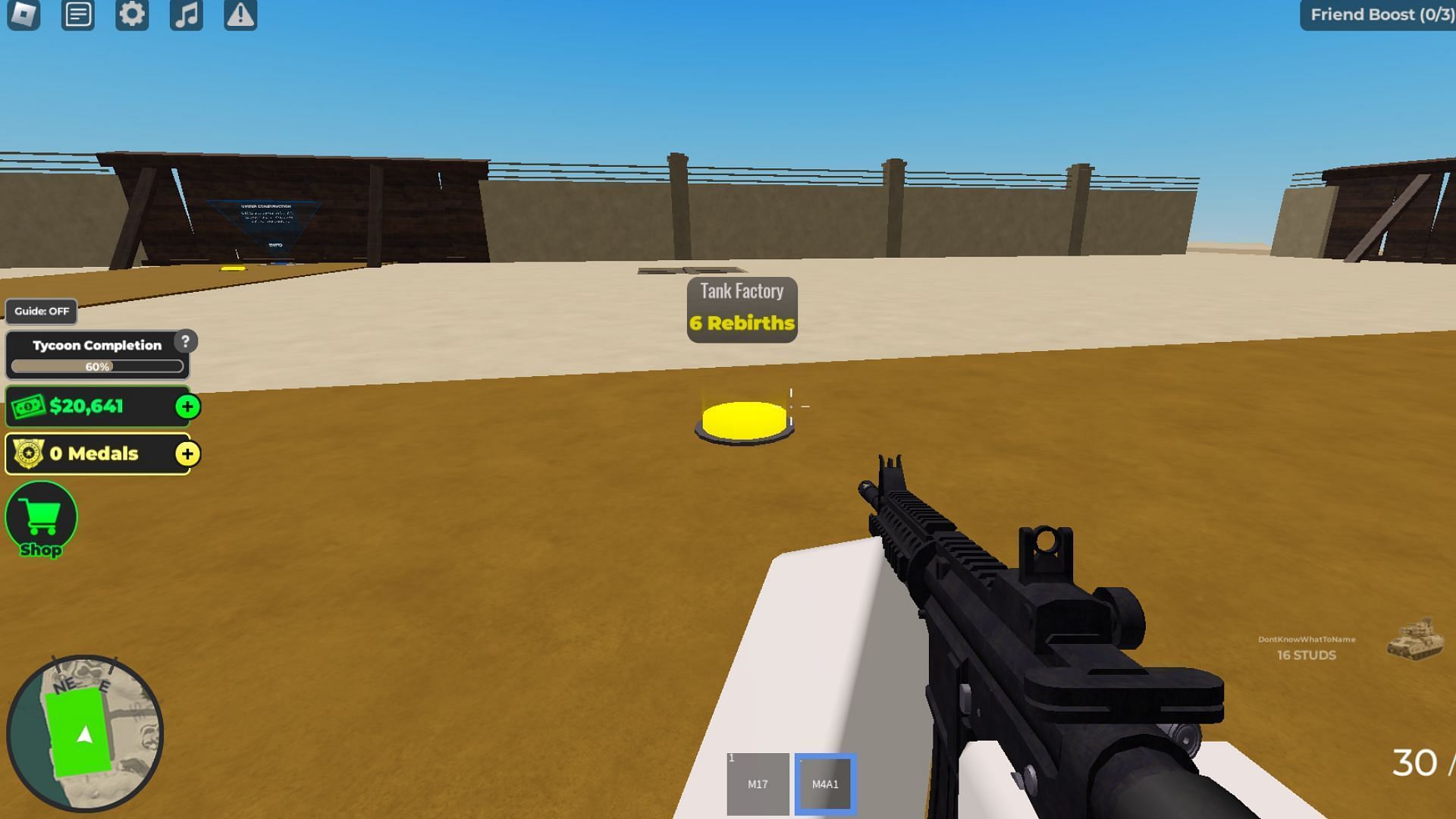 Go over to this Rebirth spot and pay the required amount (Image via Roblox)