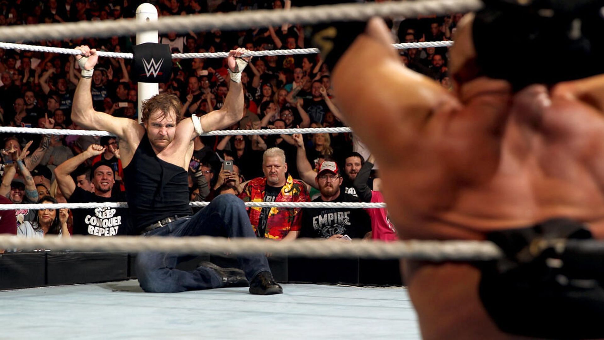 Jon Moxley (fka Dean Ambrose) at Royal Rumble 2016. [Image credits: WWE Gallery]