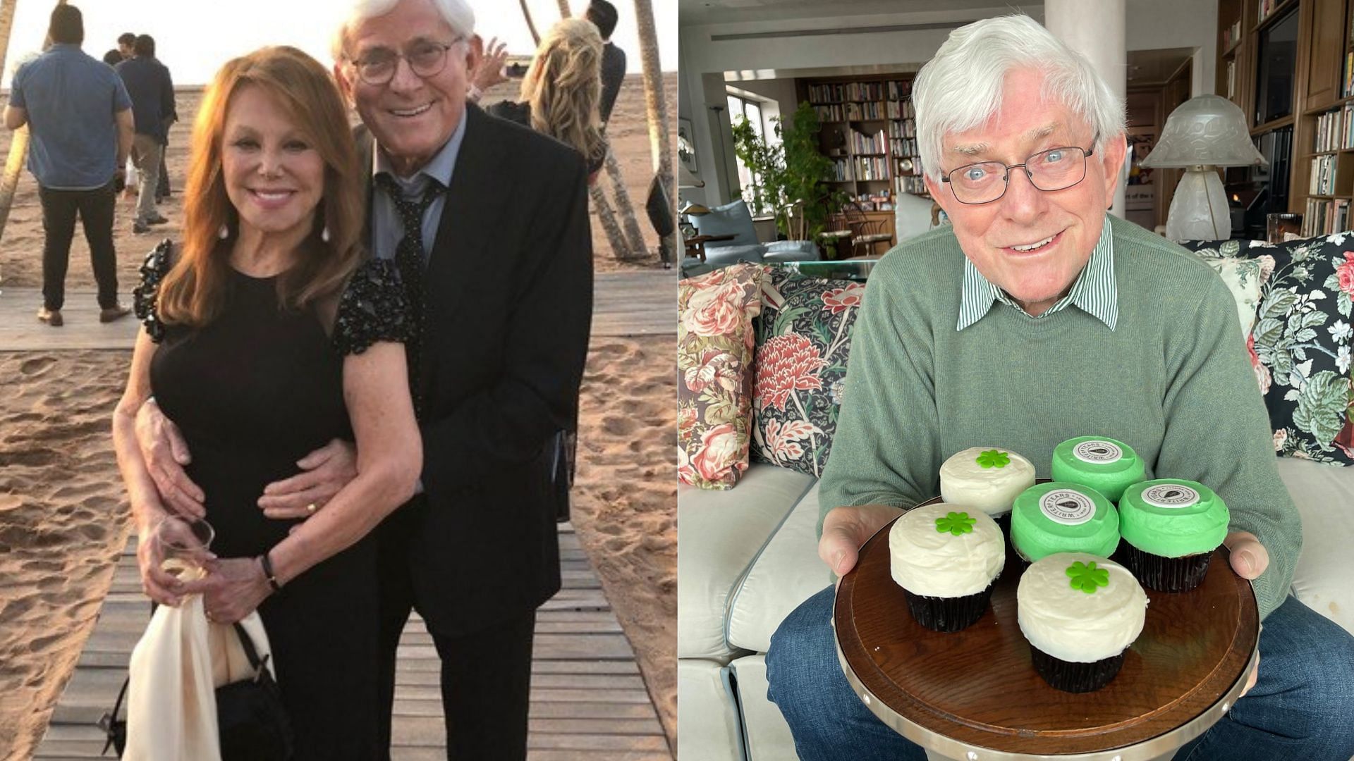 Talk show Phil Donahue recently died (Image via Facebook / Marlo Thomas)