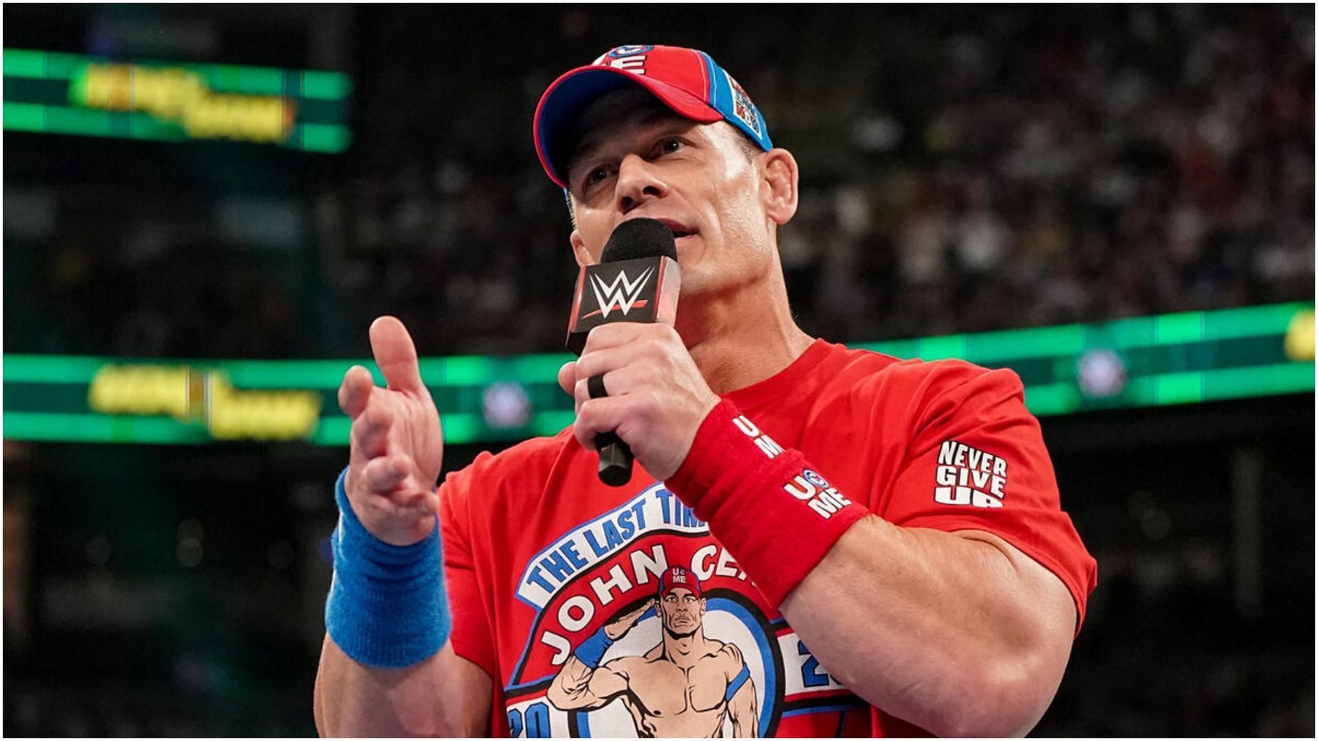 John Cena is a 16-time WWE World Champion. [Photo via: WWE