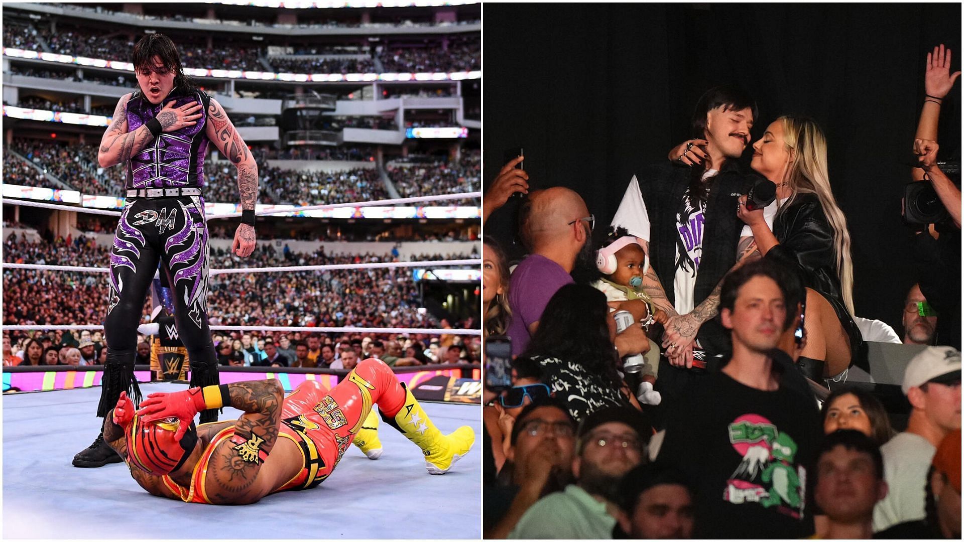 Dominik Mysterio is the former WWE NXT North American Champion. (Images via: WWE.com)