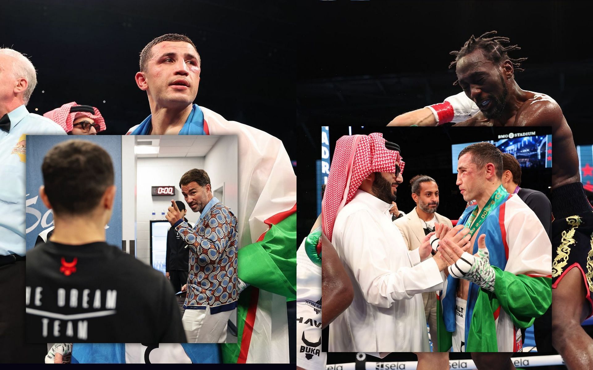 Israil Madrimov shares pictures from fight night with Terence Crawford